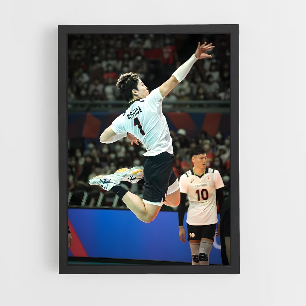 Poster Yuji nishida – affiche Volleyball (vue 2)